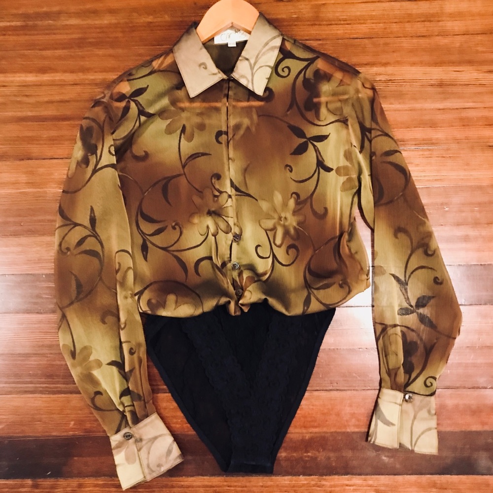 Vintage cache bodysuit